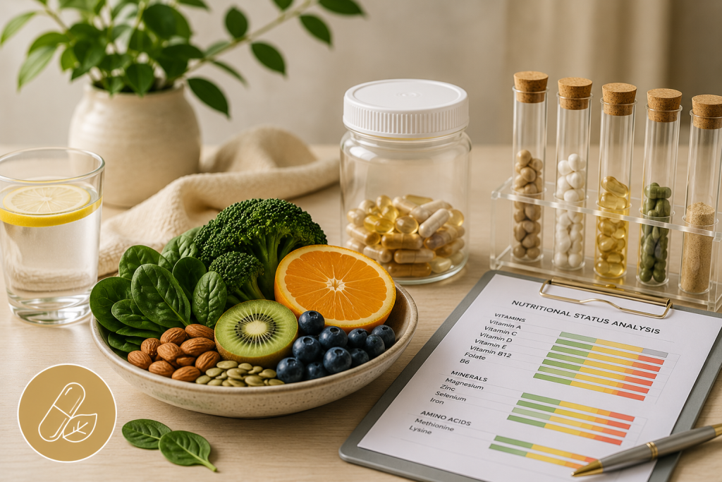 NutrEval Profile laboratorijski test za oceno vitaminov, mineralov in presnovnega stanja